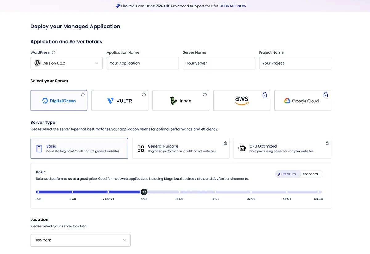 Cloudways Hosting Deploy your Managed Application