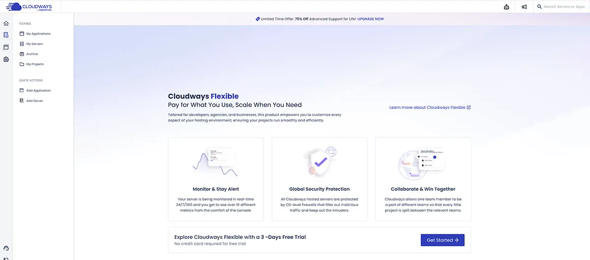Cloudways Hosting One Dashboard All Projects