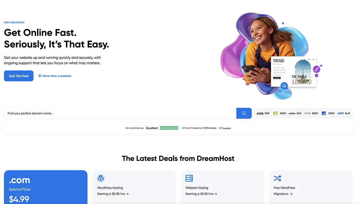 Dreamhost Review Hero