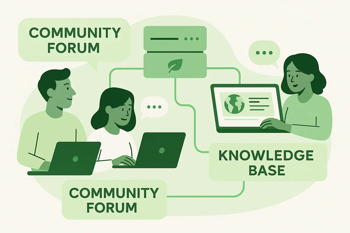 GreenGeeks review Community & Knowledge Base