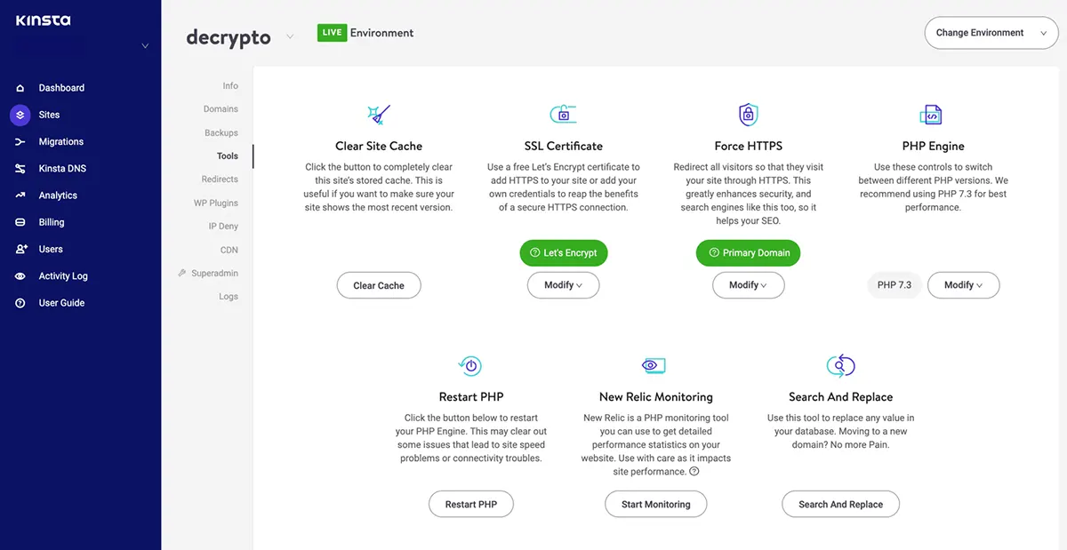 Kinsta hosting review - Managed WordPress hosting kinsta dashboard ssl free demo
